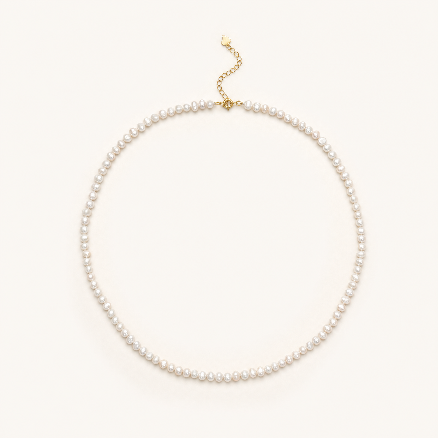 Baroque Freshwater Pearl Necklace – Sterling Silver Dainty Layering Pearl Necklace Gift