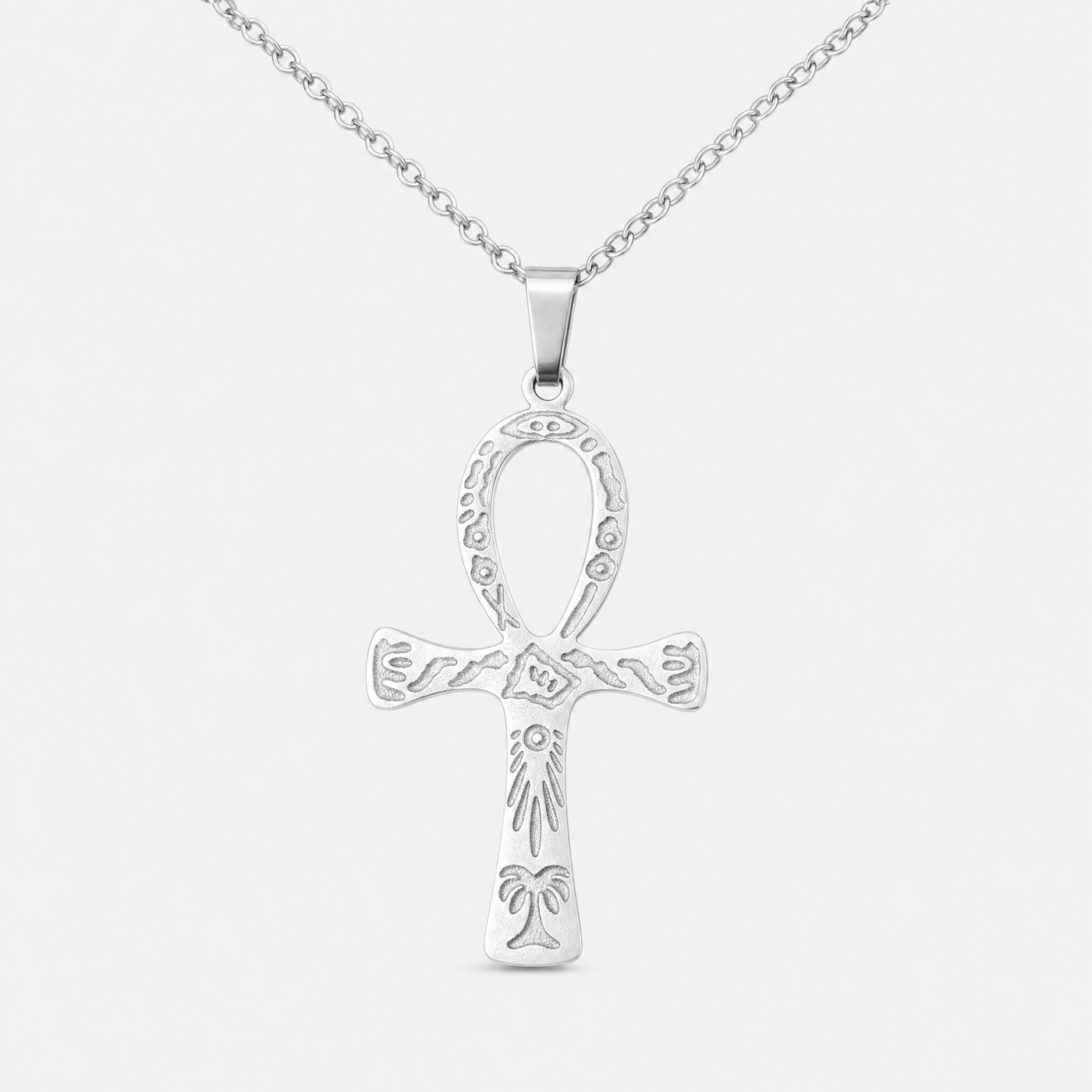 Ankh Cross Necklace – Egyptian Key of Life Symbol Pendant, Gold or Silver Gift